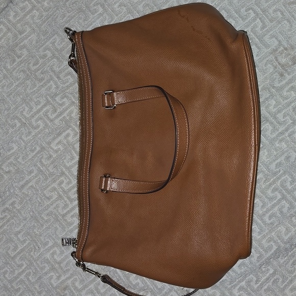 VINTAGE Coach PLEAT TOTE IN CROSSGRAIN LEATHER (COACH F34680) - Picture 8 of 10